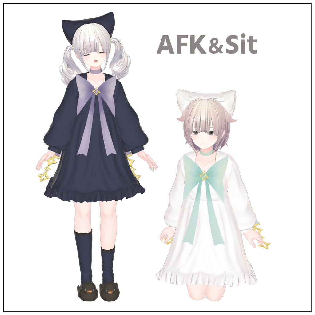 『ZZZ(ぐーぐー)』ちゃん / オリジナル3Dモデル