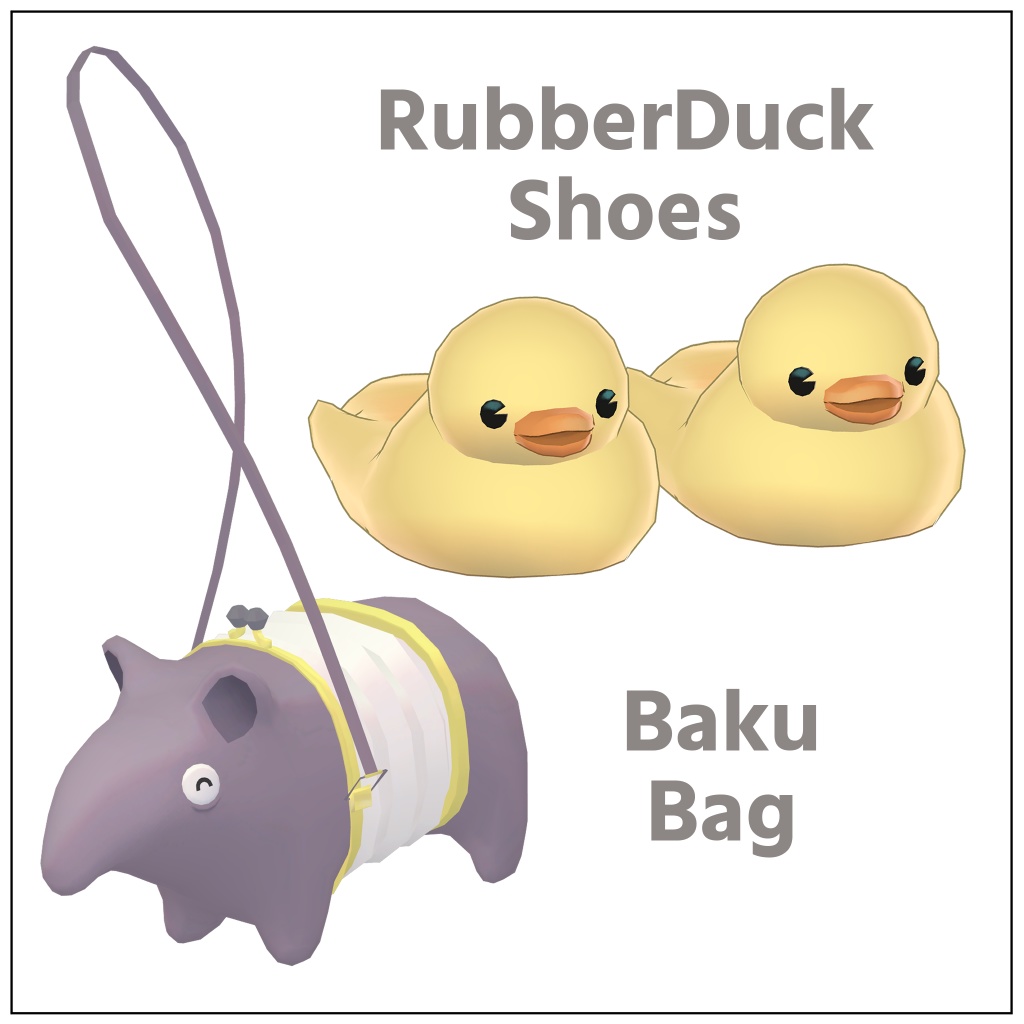 『ZZZ(ぐーぐー)』ちゃん / オリジナル3Dモデル