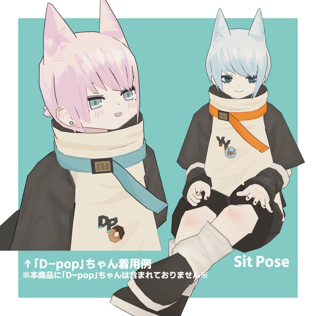 オリジナル3Dモデル『WoohooYY』Quest対応