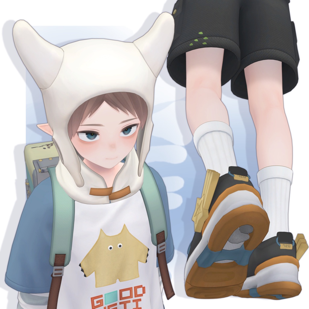『ナツヲ/Natuwo』オリジナル3Dモデル