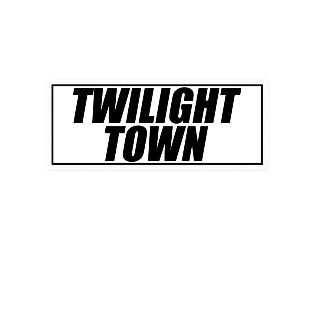 TWILIGHT TOWNステッカー