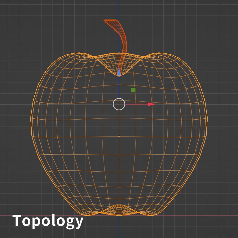 【3Dモデル】りんご Apple