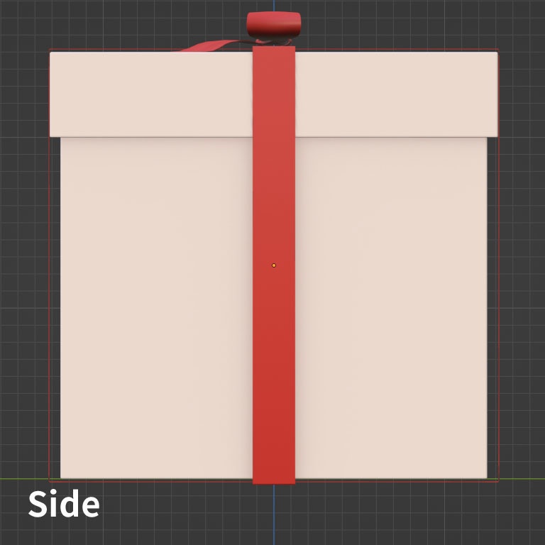 【3Dモデル】ギフトボックス gift box