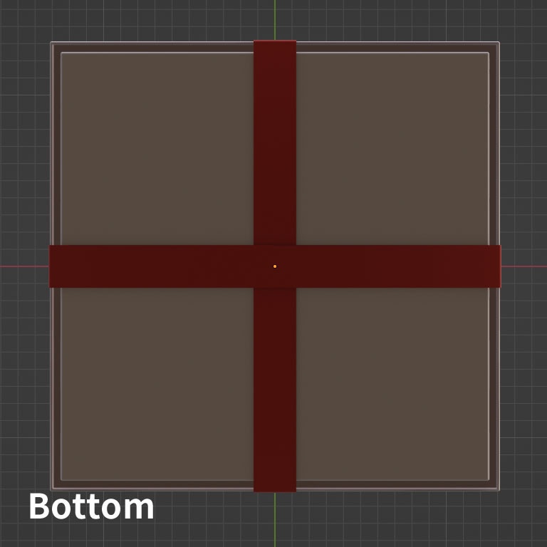 【3Dモデル】ギフトボックス gift box