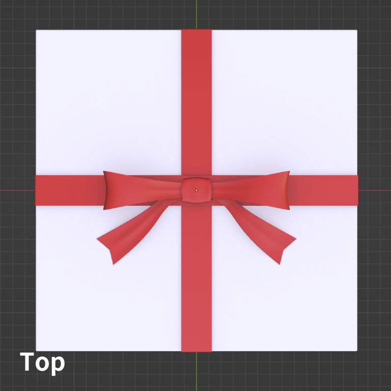 【3Dモデル】ギフトボックス gift box