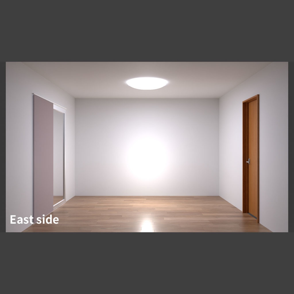 【3Dモデル】 何もない部屋 Empty Room