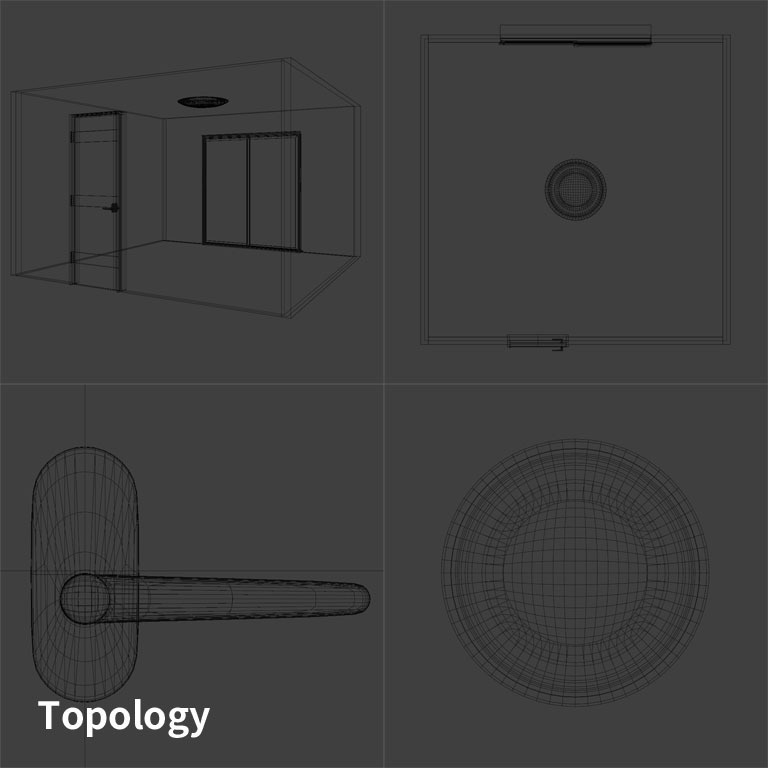 【3Dモデル】 何もない部屋 Empty Room