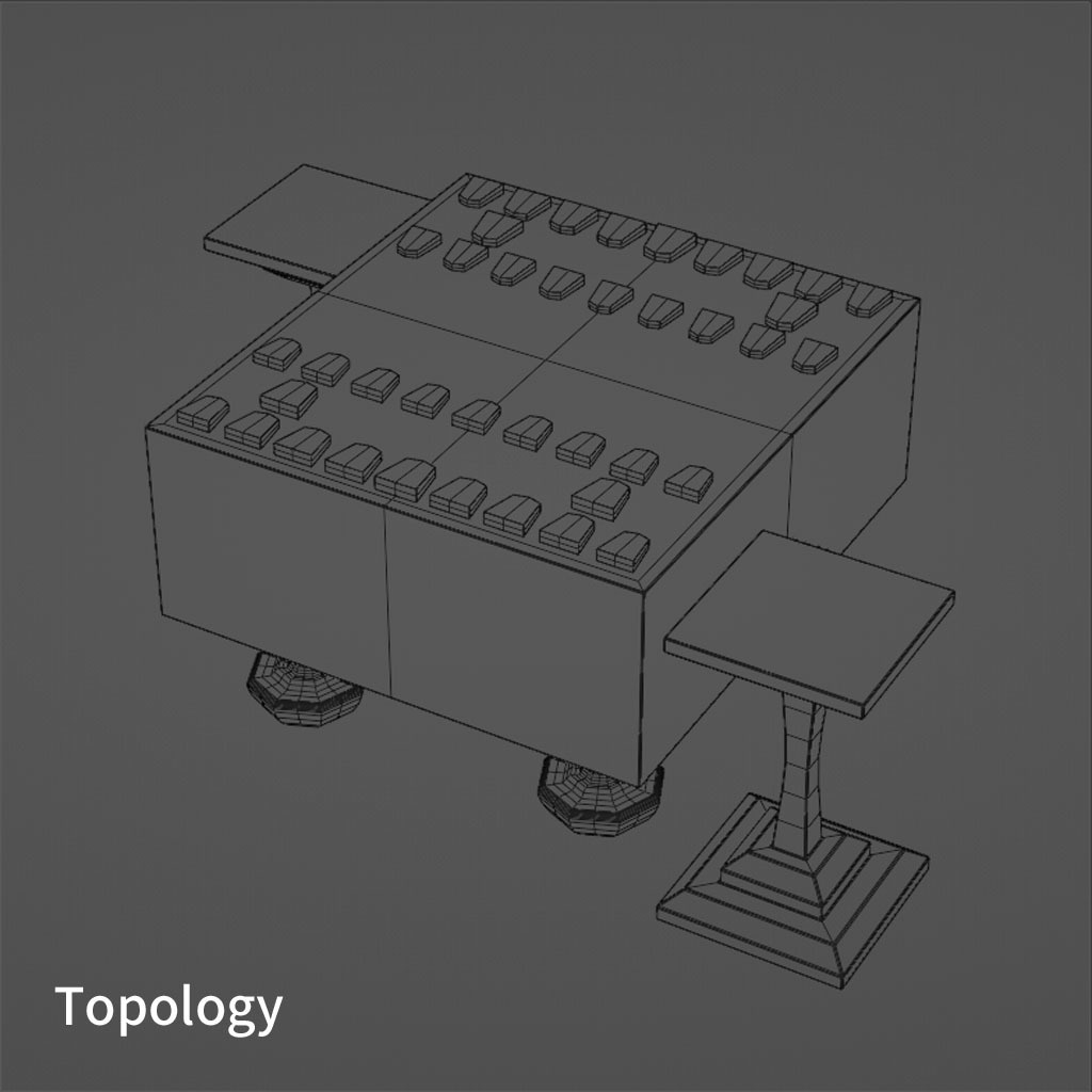 【3Dモデル】 将棋セット Shogi board Set