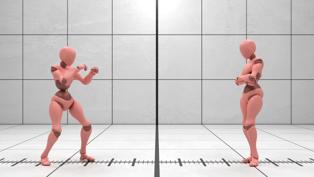 【3Dモデル】 トレーニングルーム Training Room