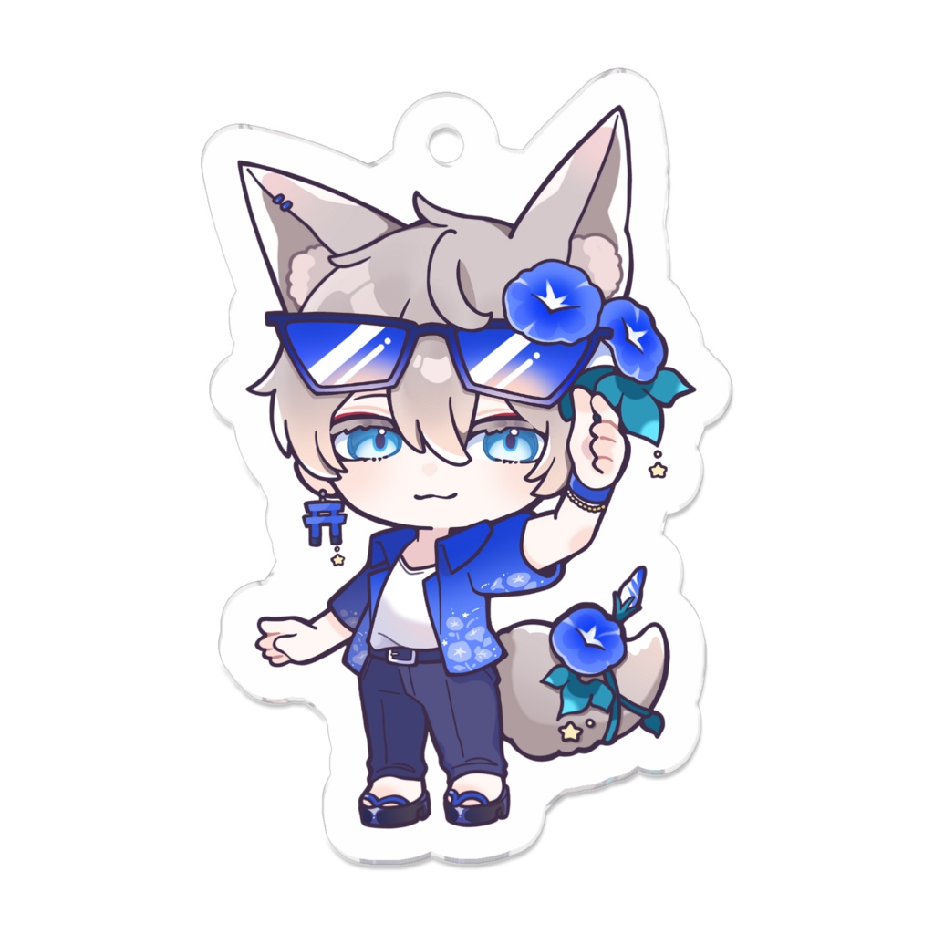 彗夛 夏服アクリルキーホルダー ノーマルVer.
