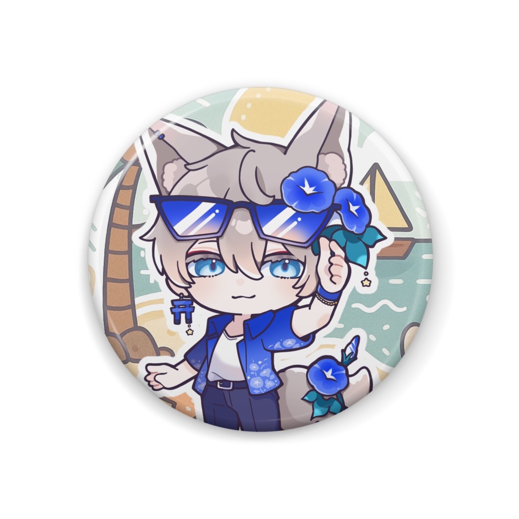 彗夛 夏服缶バッジ 