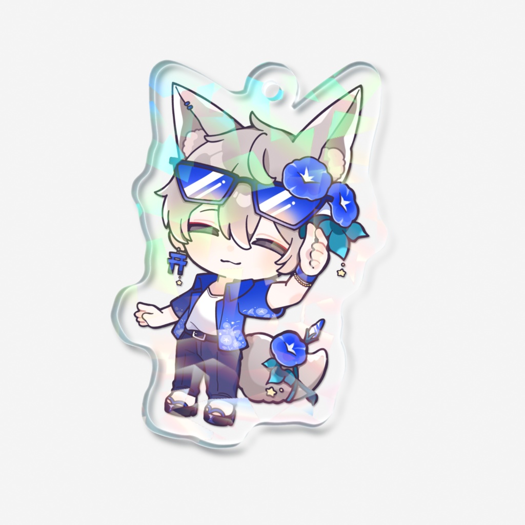 彗夛 ホログラム夏服アクリルキーホルダー