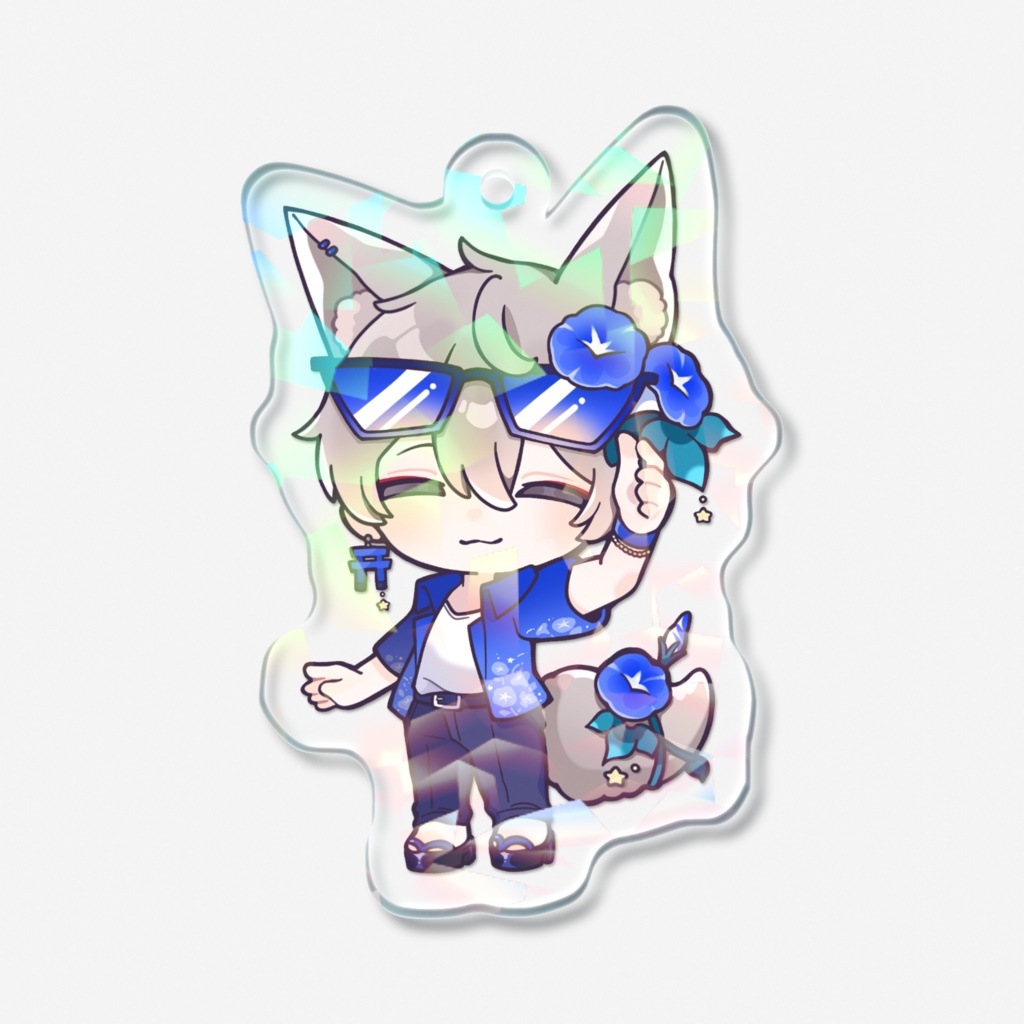 彗夛 ホログラム夏服アクリルキーホルダー 