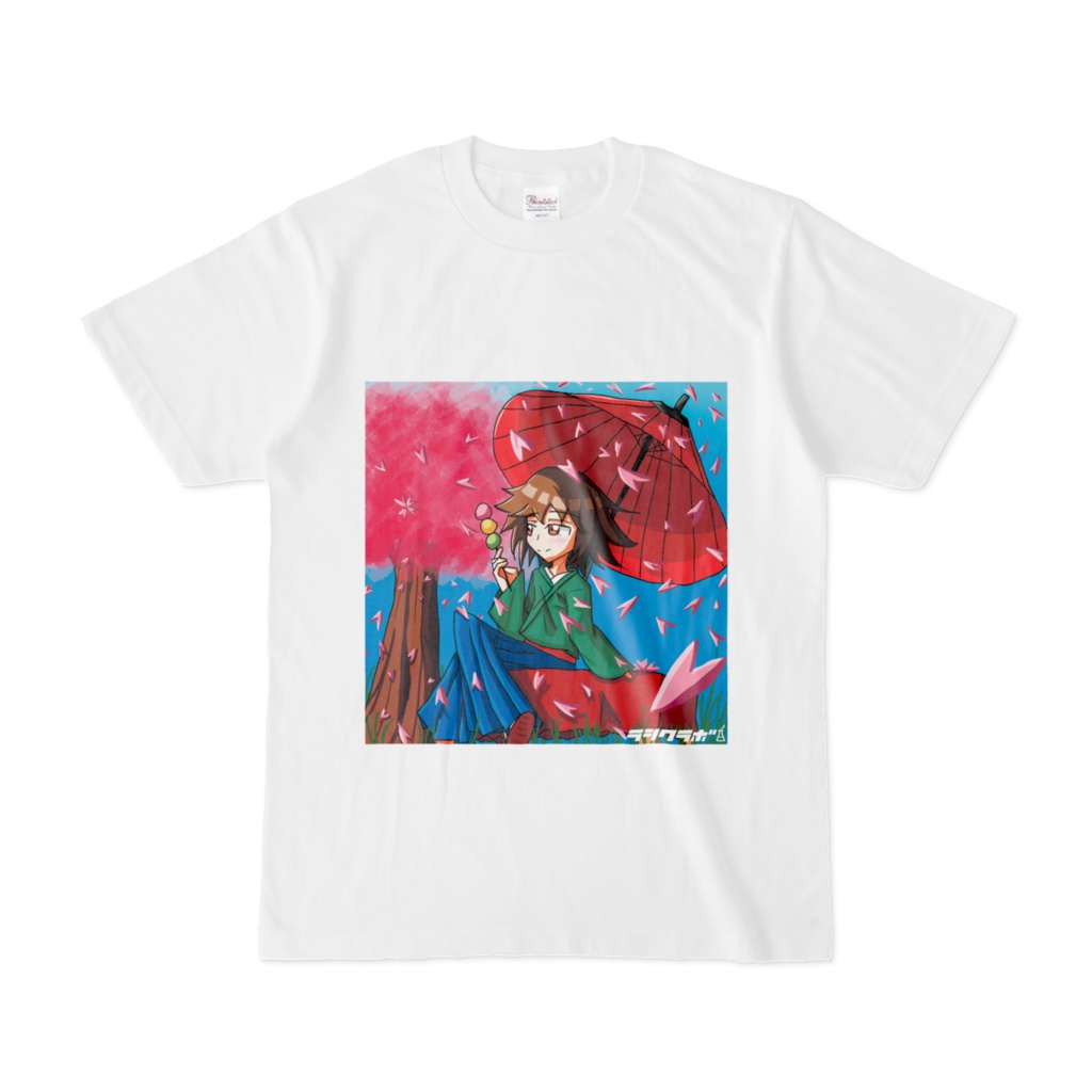 包み込む桜　Tシャツ