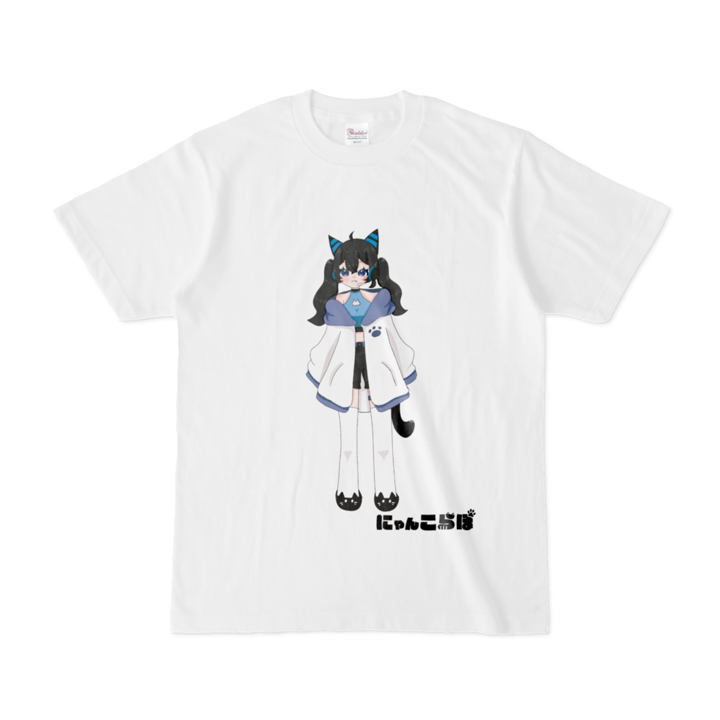 猫サイバー女子 Tシャツ