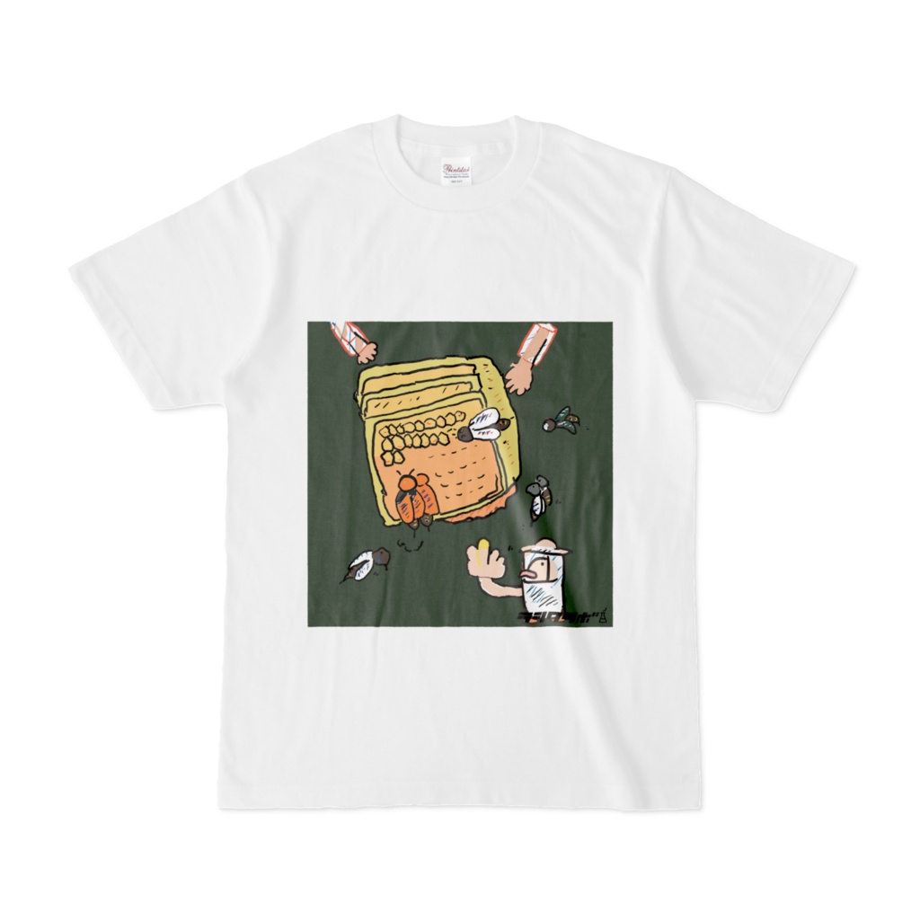 養蜂場の働き蜂　Tシャツ