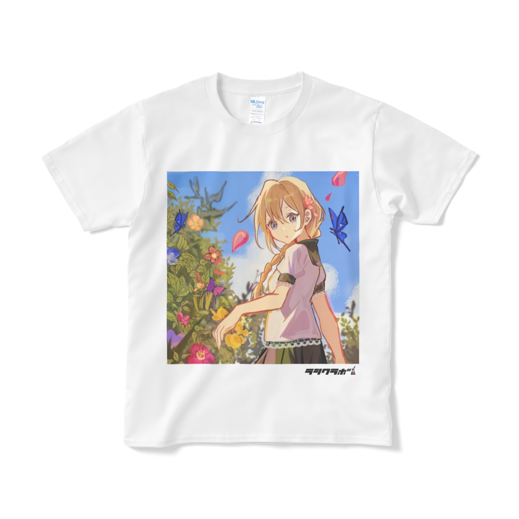 花と少女　Tシャツ