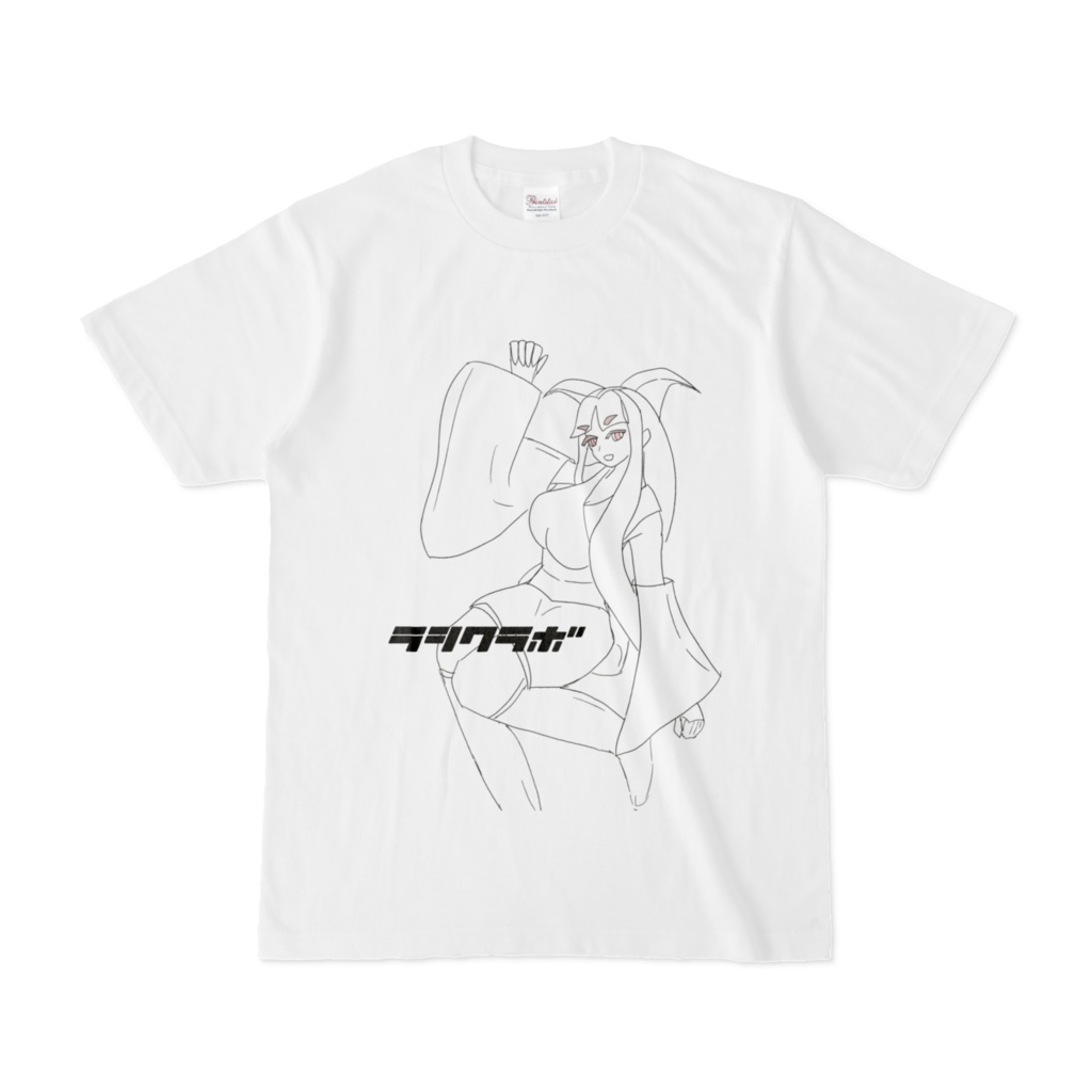【線画】猫族じゃんけんTシャツ
