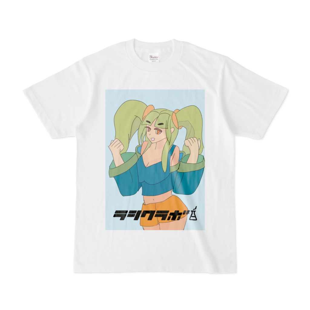 ツインテールの女の子Tシャツ