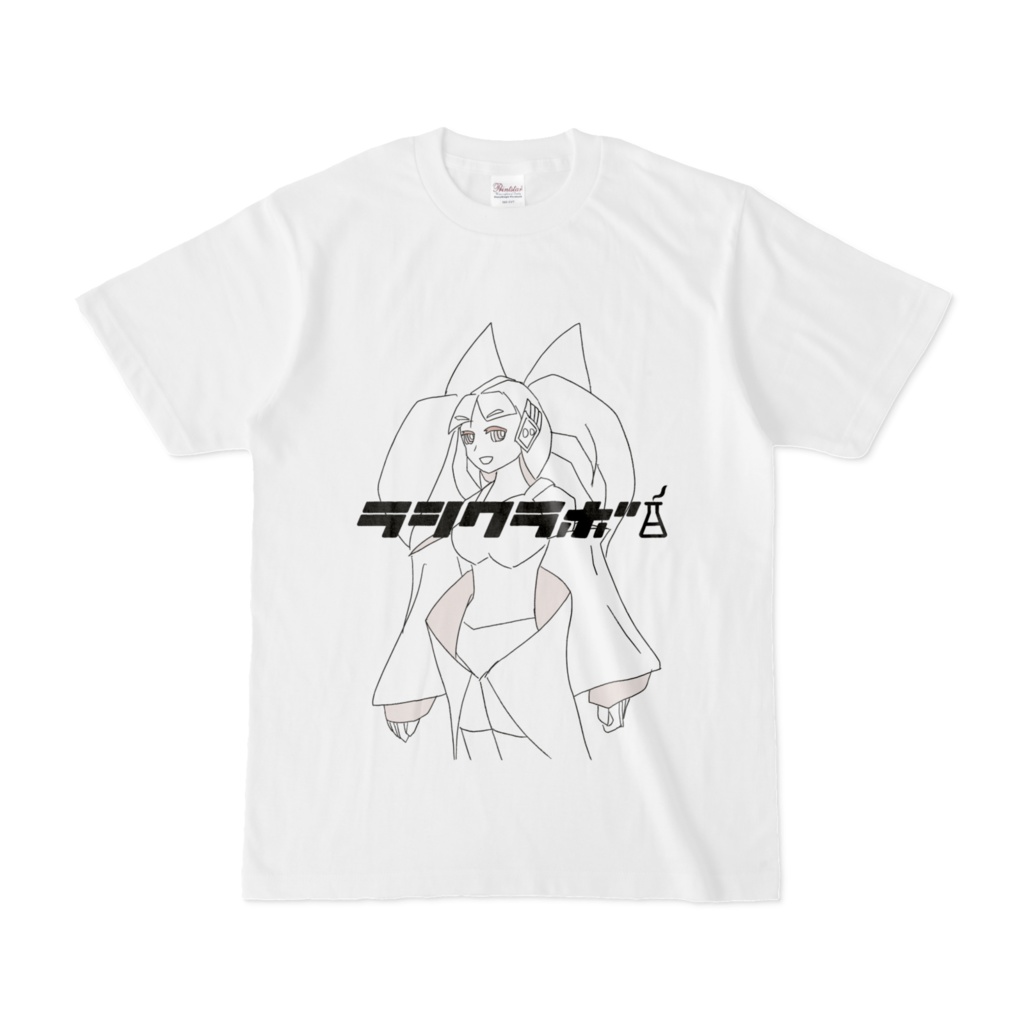線画Tシャツ アンドロイドちゃんTシャツ。