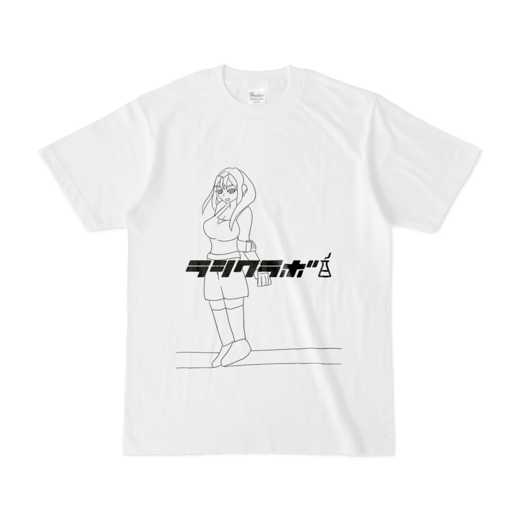 線画Tシャツシリーズ　佇む。