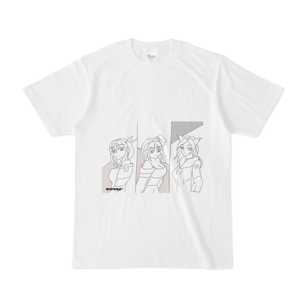 線画Tシャツシリーズ　ナンバーズ
