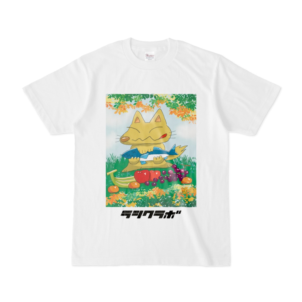 キツネ　秋　Tシャツ