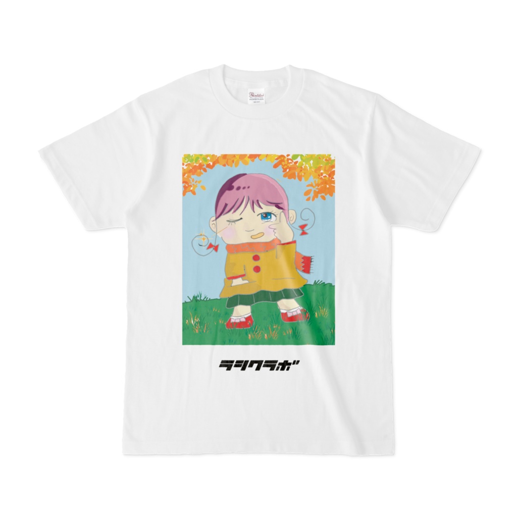ウィンク 女の子 Tシャツ