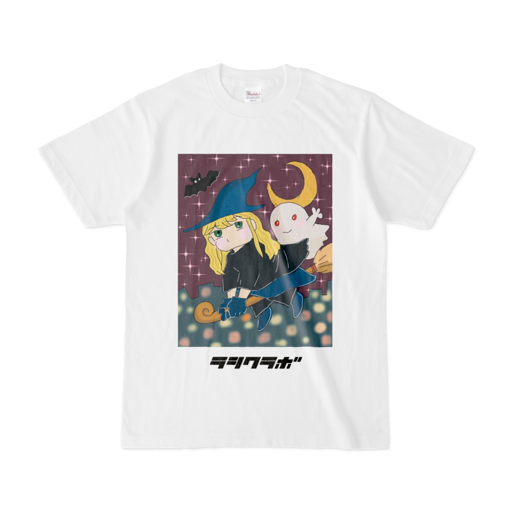 魔女 おばけ コウモリ Tシャツ