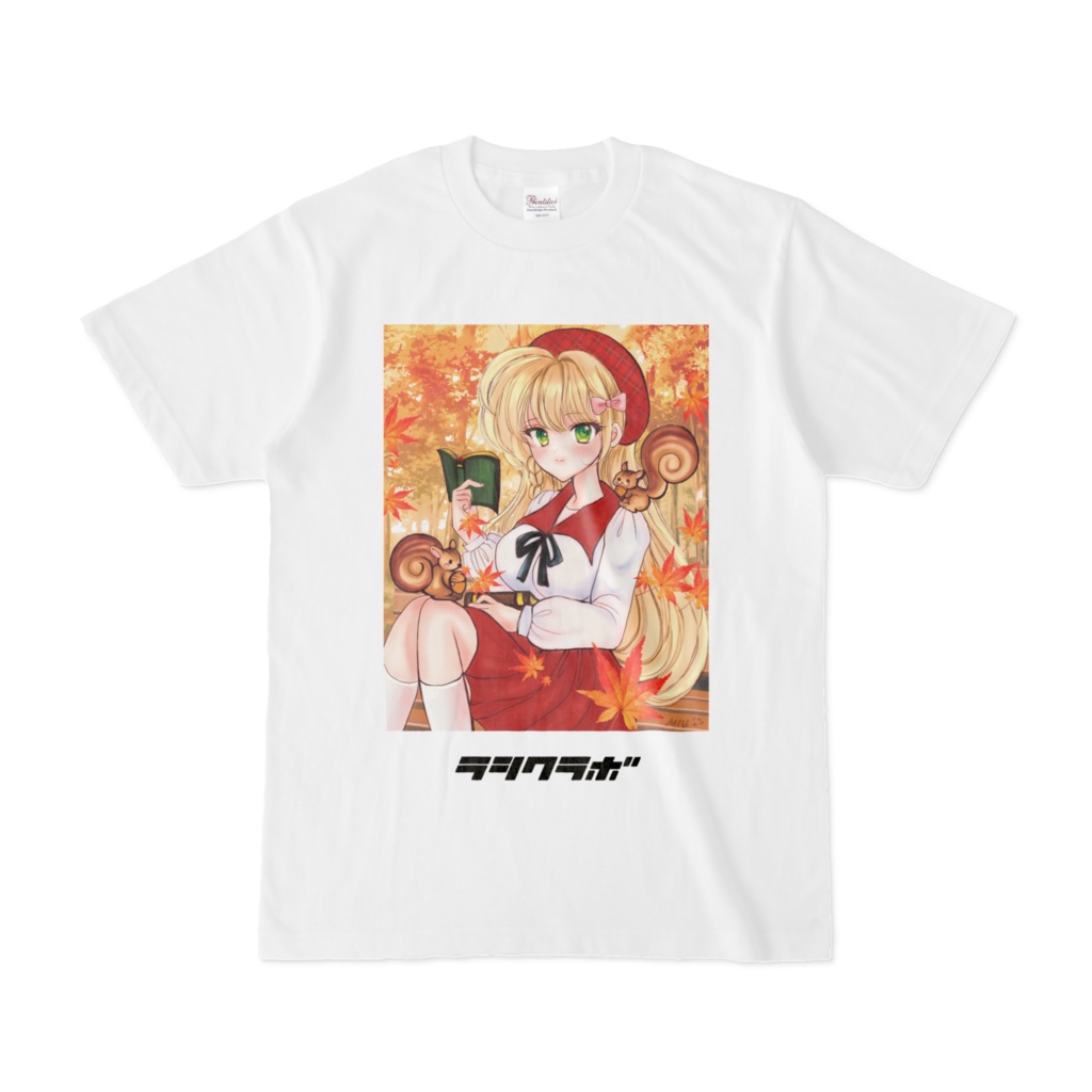 紅葉 女の子 Tシャツ