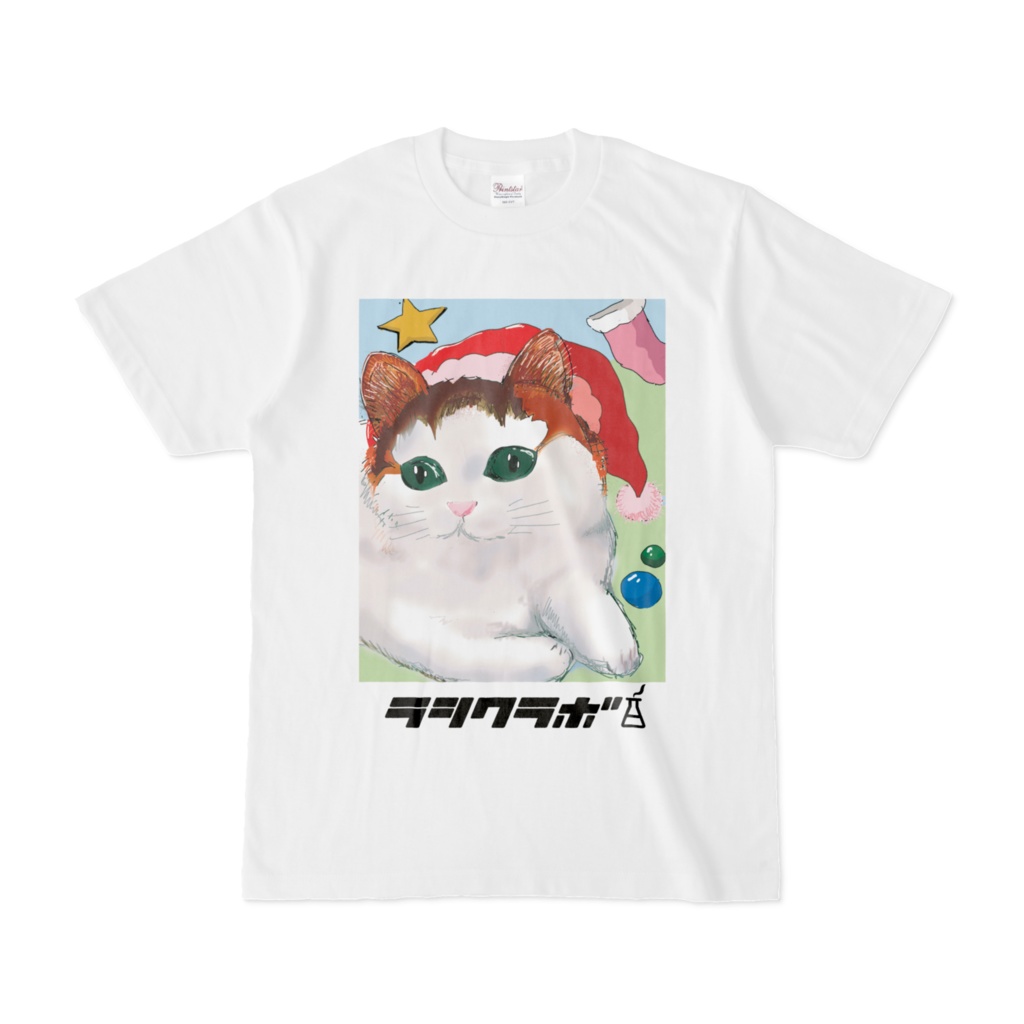 猫　クリスマス　Tシャツ