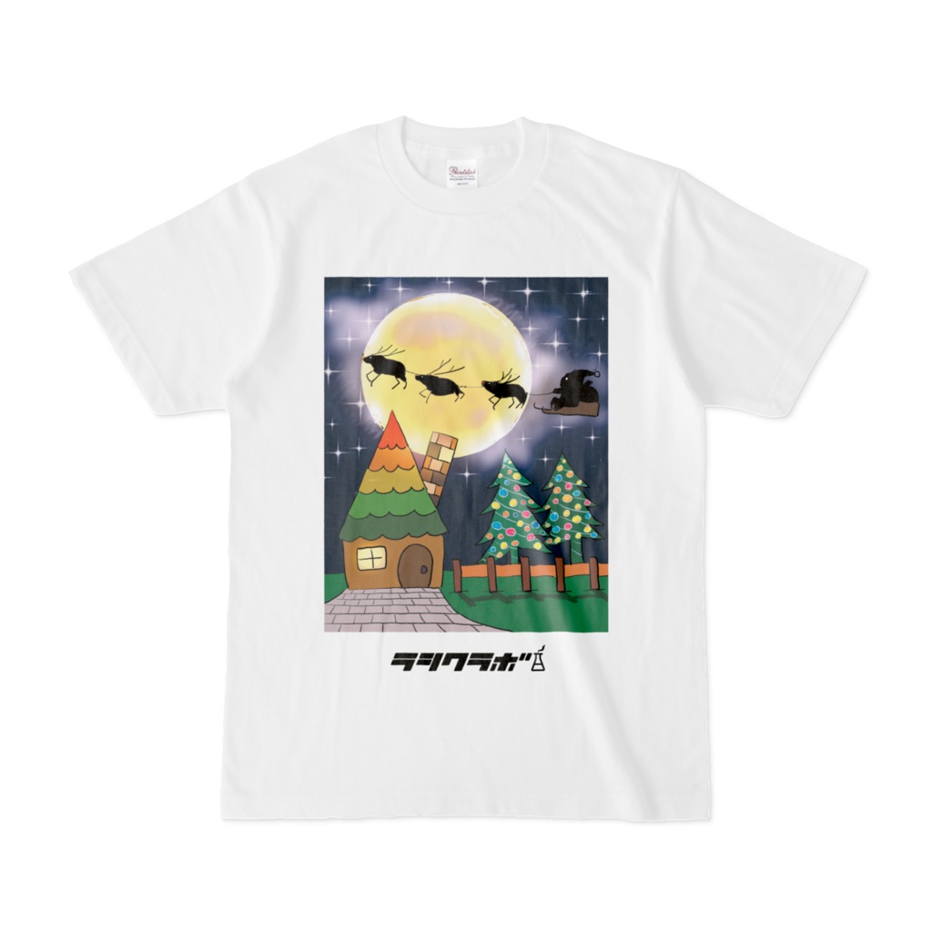 サンタ　トナカイ　クリスマス　Tシャツ