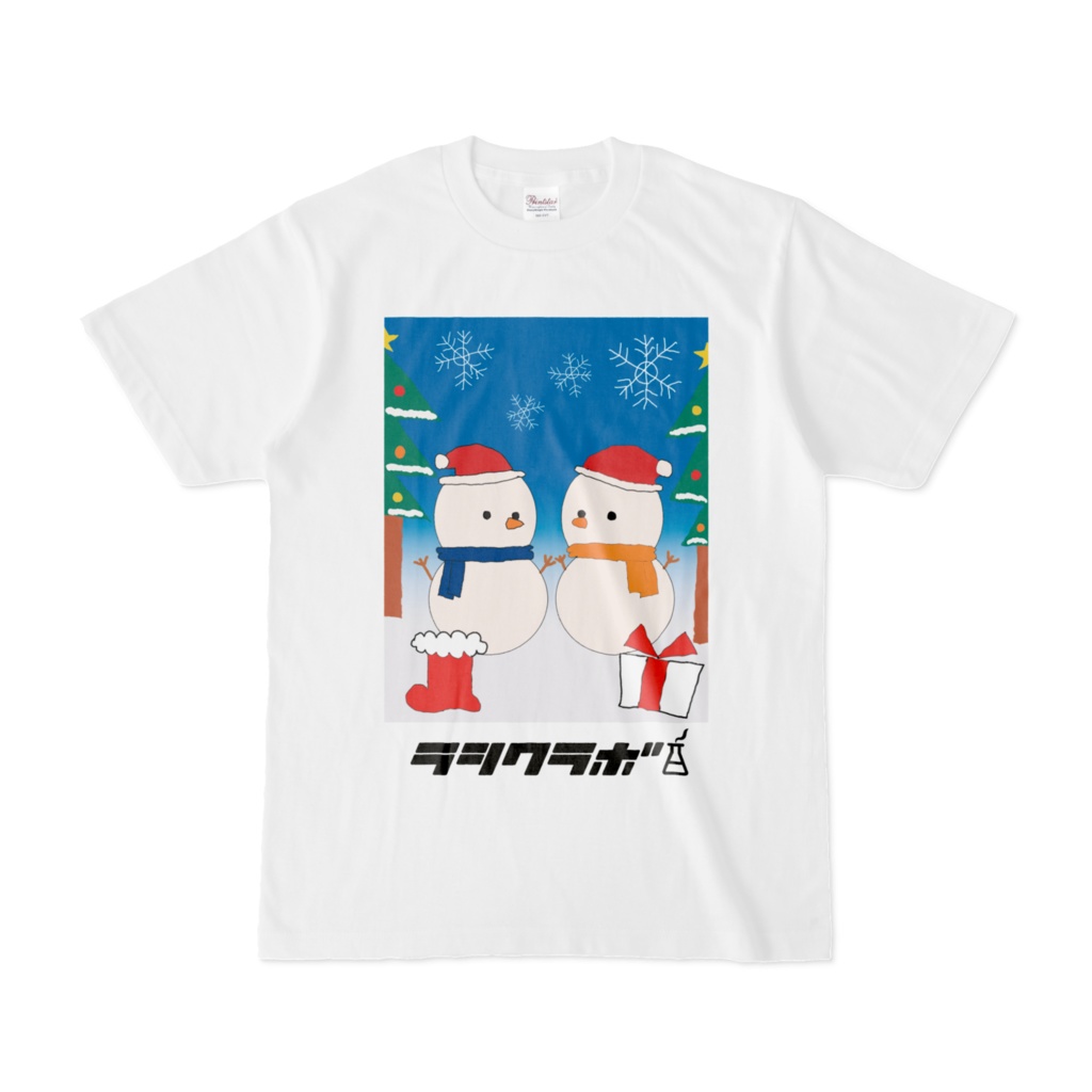 雪だるま 冬 Tシャツ
