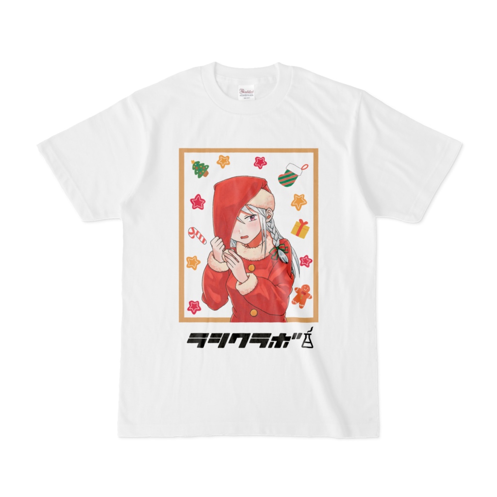 照れるサンタさん Tシャツ