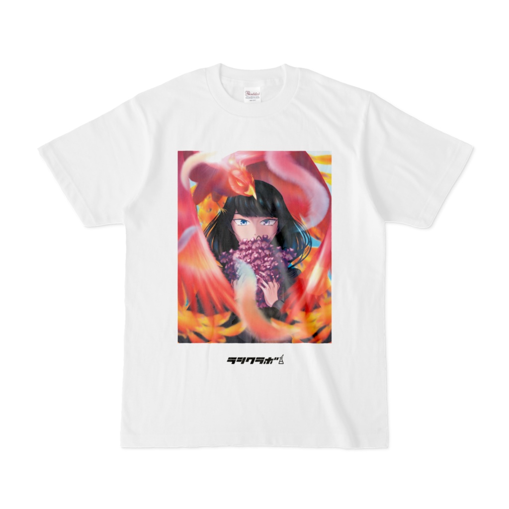 花札　桐に鳳凰　女の子　Tシャツ