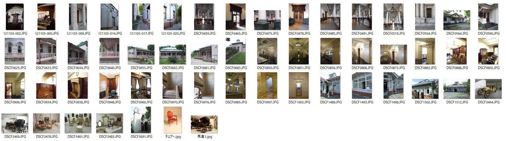【無料サムネイル】洋館ロケーション写真アソート50枚セット(Cセット)サムネイル