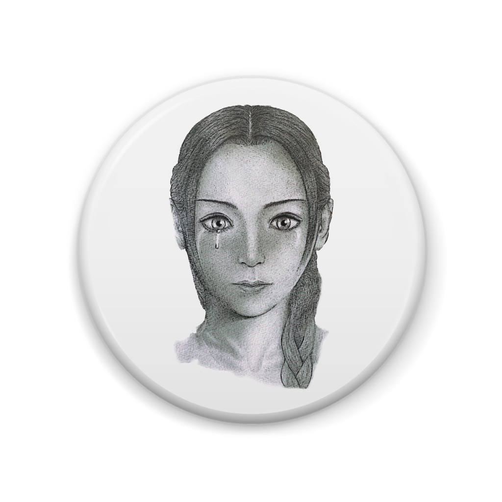 鉛筆イラスト 缶バッジ