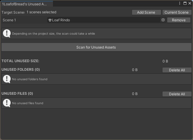 1LoafofBread's Unused Asset Manager