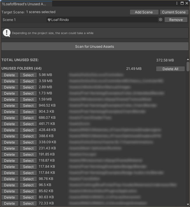 1LoafofBread's Unused Asset Manager