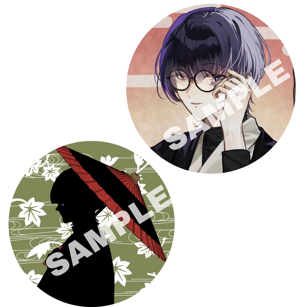 【大正ロマン】　缶バッジセット