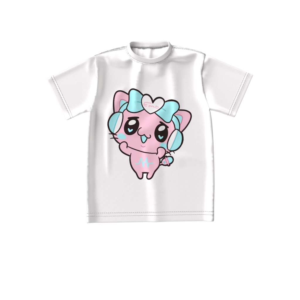 ビッグシルエットTシャツ(えもネコ)