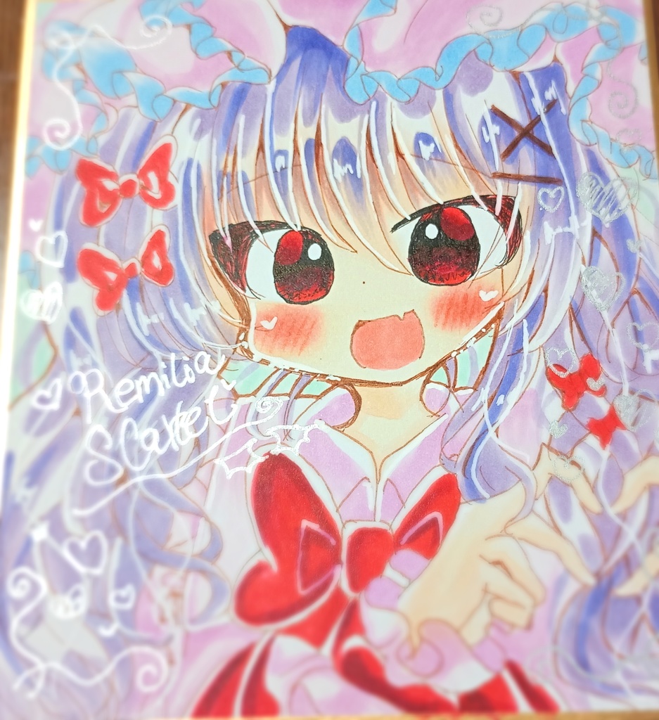 手描き同人イラスト】簡易リクエストオーダー【色紙/コピック 