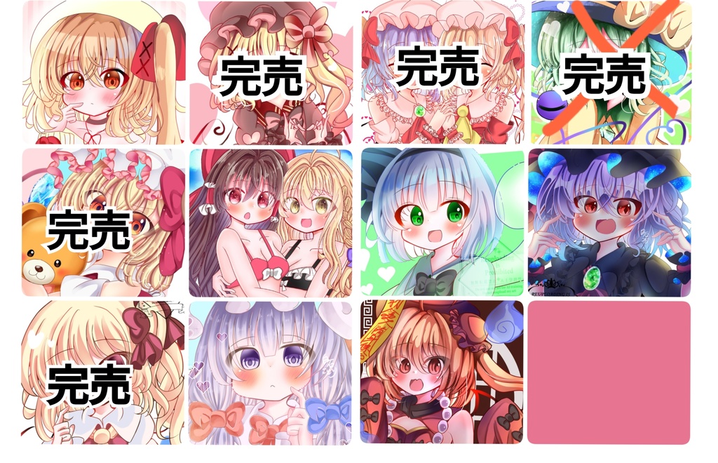 春例大祭 缶バッジ 東方Project