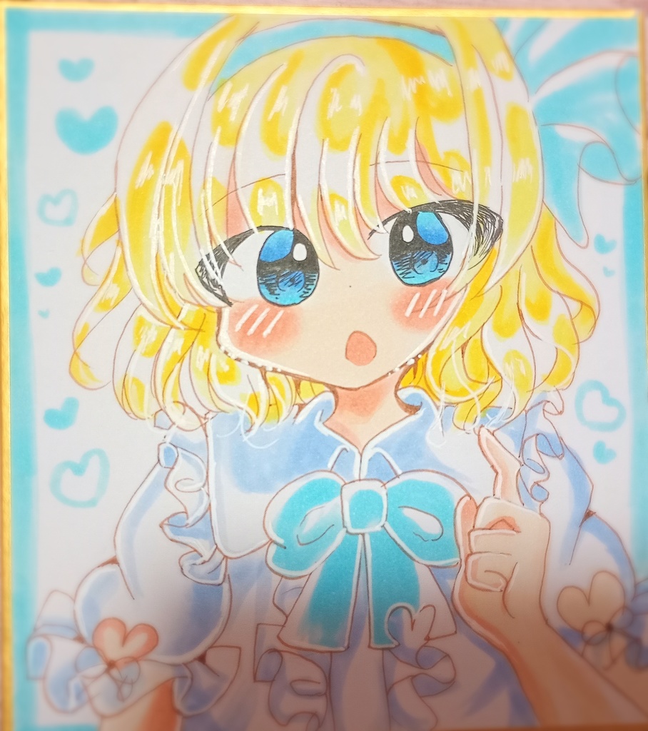 東方旧作 ロリス 色紙