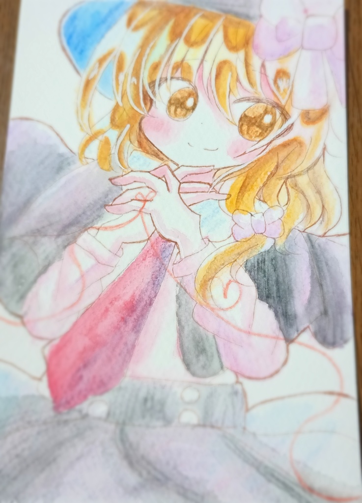 宇佐見蓮子 水彩原画