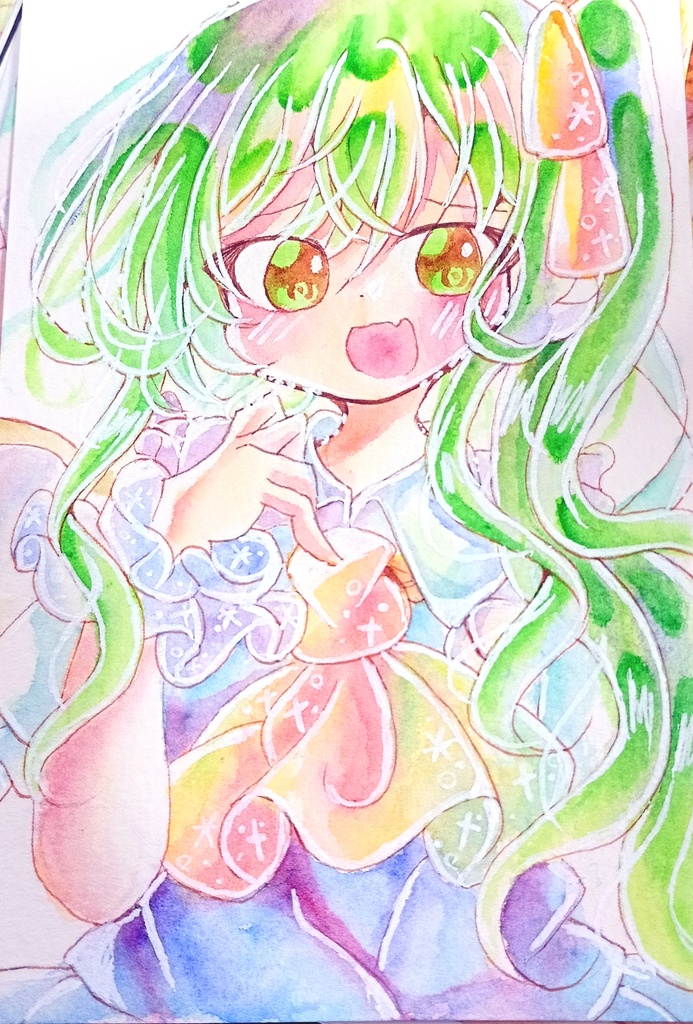 大妖精水彩原画