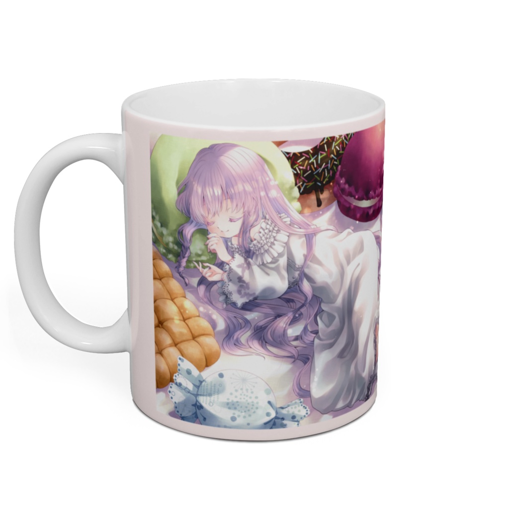 【3周年記念】夢乃名菓マグカップAタイプ【イラスト:水谷悠珠先生】