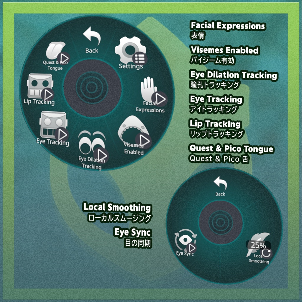 しお Sio Face Tracking Addon | 顔追跡アドオン