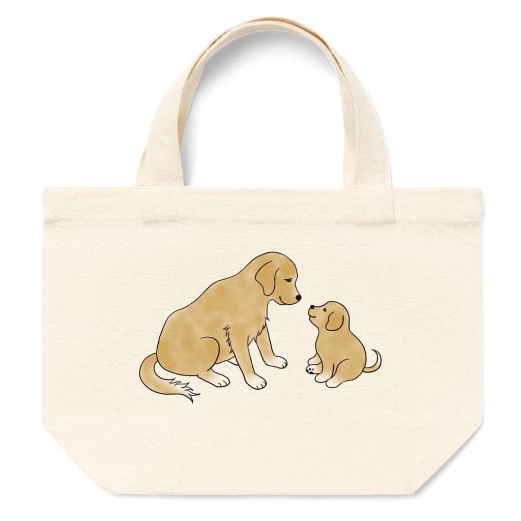 ゴールデンレトリバー親子