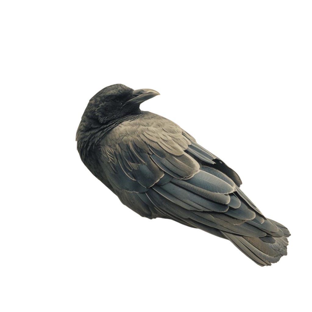 闇をまとう芸術家:カラスのクリップアート